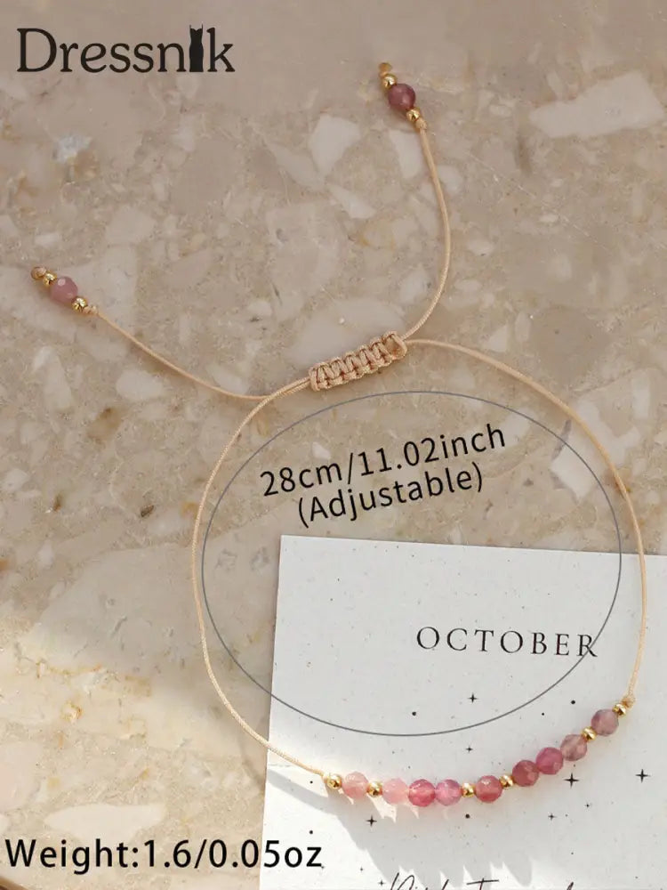 Frauen Brustkrebs rosa verstellbares Armband