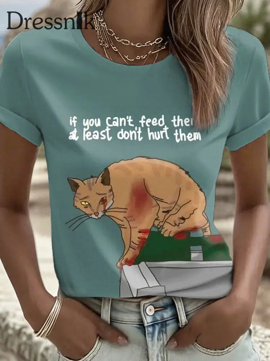 Frauen die sie nicht mindestens füttern können tun ihnen nicht weh sie drucken T-Shirt als bild / S