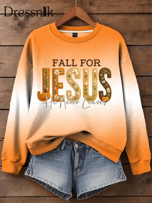Frauen Thanksgiving Christian Sweatshirt als bild / S