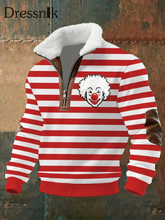 Herren Cologne Carnival Print Cord Freizeit jacke als bild / S