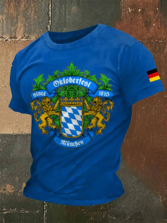 Herren Oktoberfest Kurzarm T-Shirt als bild / S