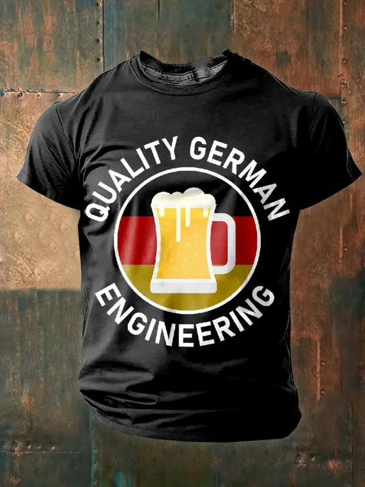 Herren Oktoberfest Kurzarm T-Shirt als bild / S
