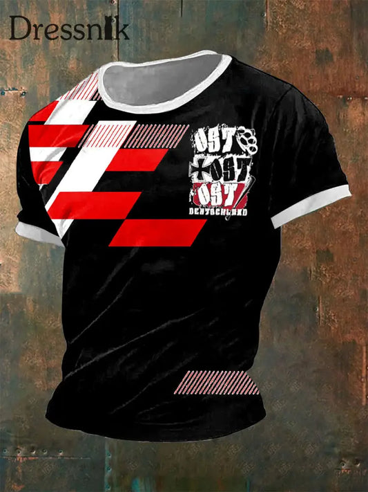 Herren Ost Ost Ost Ost Deutschland T-Shirt Schwarz / S