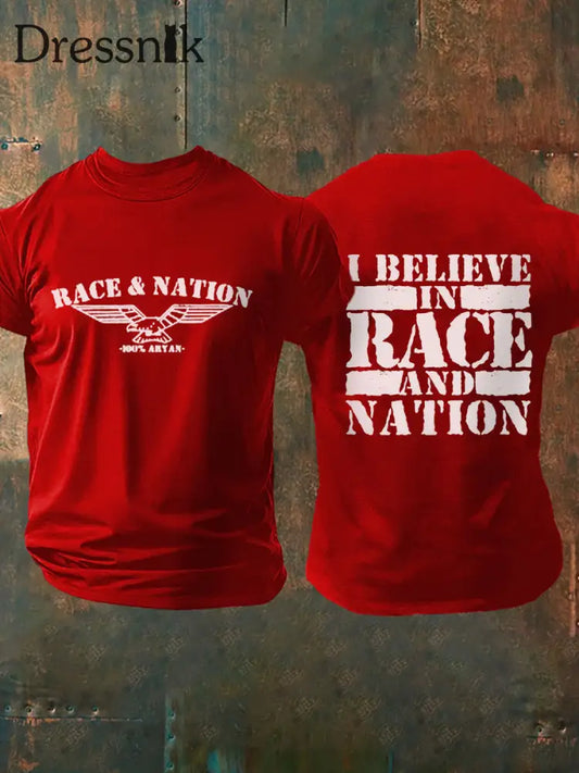 Herren Race & Nation Deutschland T-Shirt Rot / S