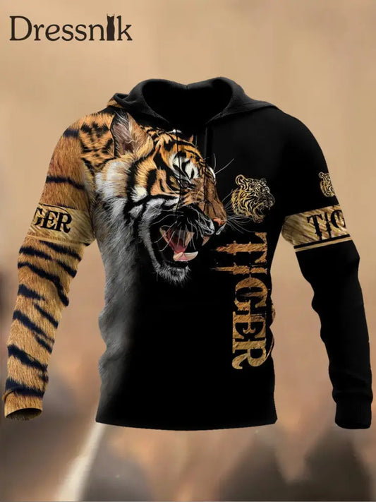 Herren Retro bedrucktes Casual Sweatshirt Stil 8 / M