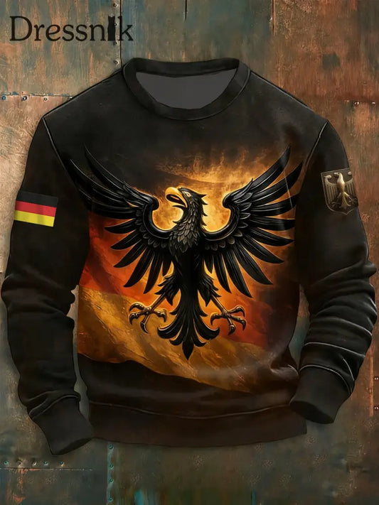 Herren-Sweatshirt mit Rundhals ausschnitt Deutschland als bild / S