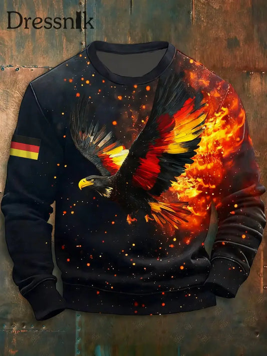 Herren-Sweatshirt mit Rundhals ausschnitt Deutschland als bild / S