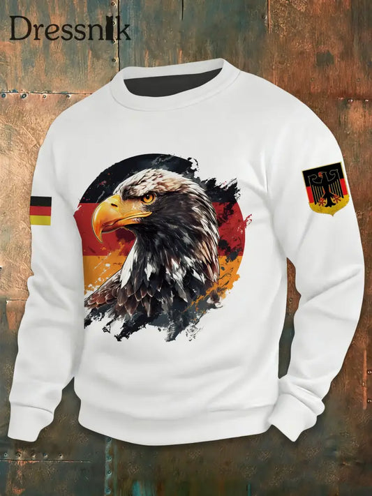 Herren-Sweatshirt mit Rundhals ausschnitt Deutschland als bild / S