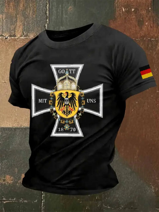 Herren T-Shirt Eisernes Kreuz Deutschland als bild / S