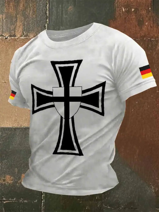 Herren T-Shirt Eisernes Kreuz Deutschland als bild / S