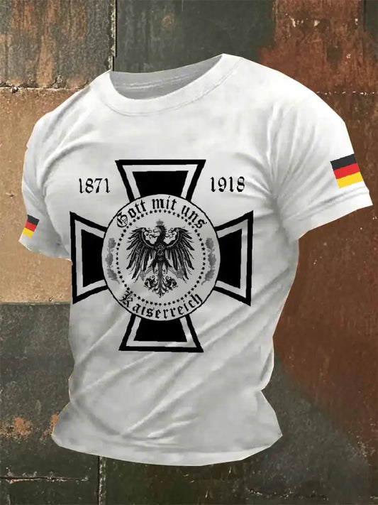Herren T-Shirt Eisernes Kreuz Deutschland als bild / S