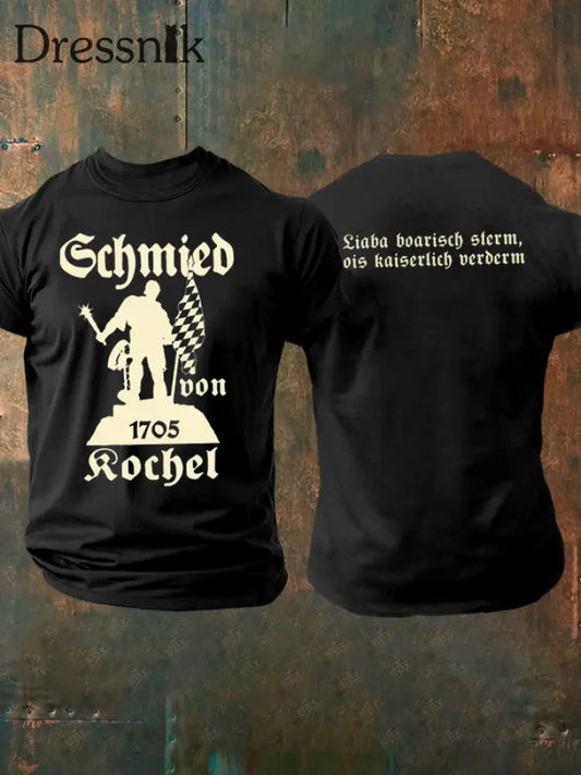 Herren-T-Shirt Schmied von Kochel Schwarz / S