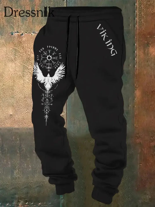 Herren Viking Hosen Schwarz / S