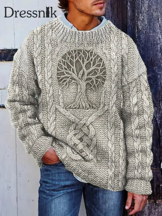 Herren Viking Pullover Aprikose / S