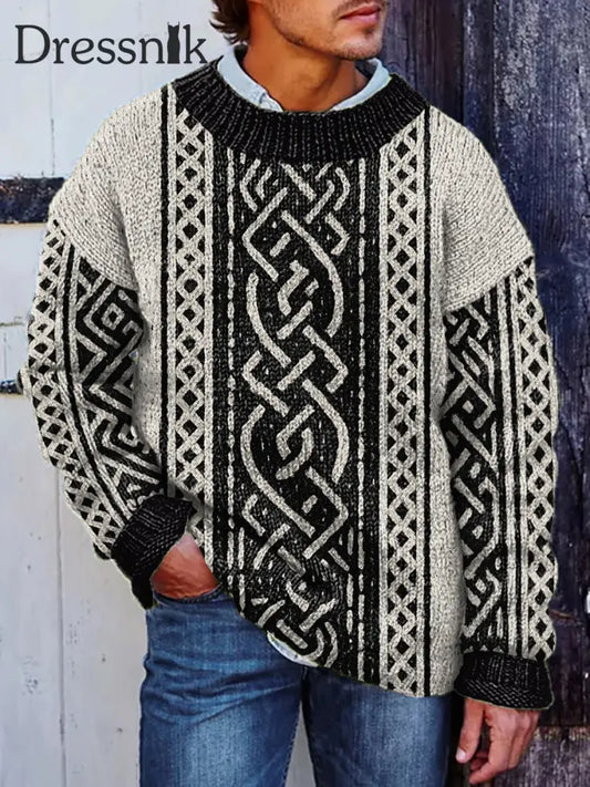 Herren Viking Pullover Aprikose / S