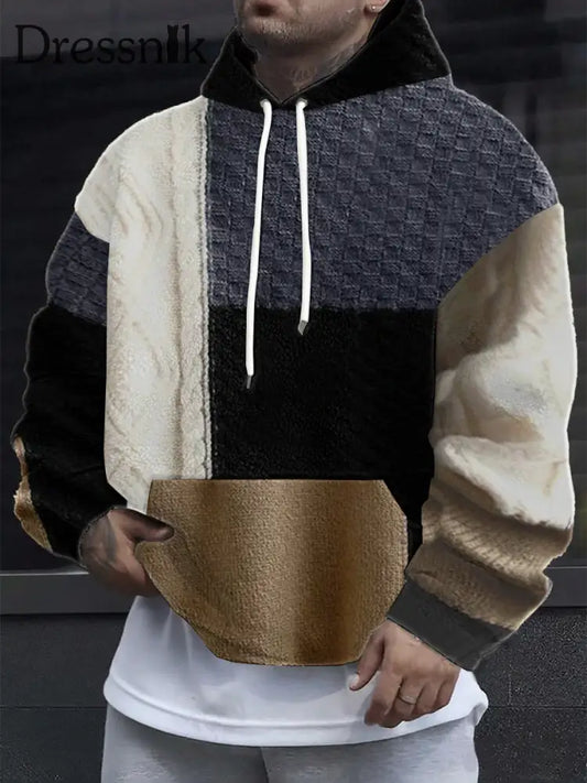 Herren Vintage Western bedruckt Casual Hoodie als bild / S