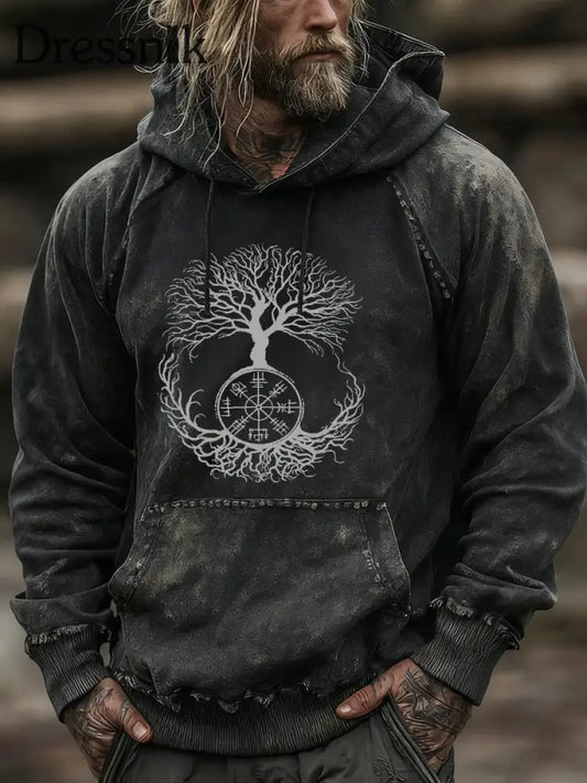 Kapuzen pullover für Herren Schwarz / S