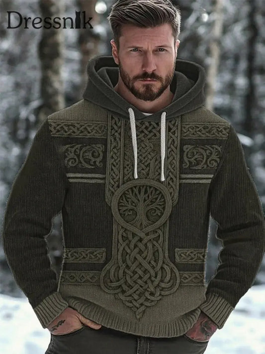 Kapuzen pullover für Herren Viking als bild / S