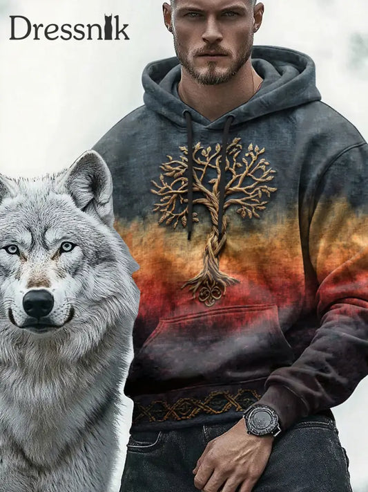Kapuzen pullover für Herren Viking als bild / S