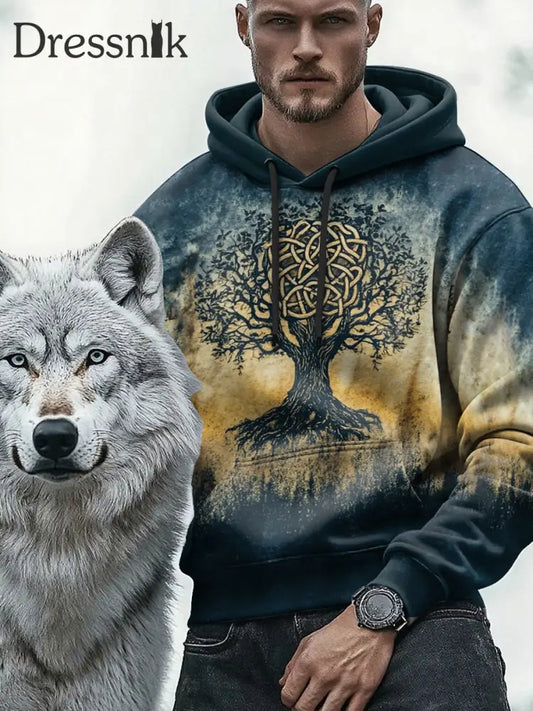 Kapuzen pullover für Herren Viking als bild / S