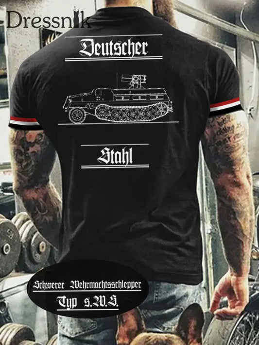 MĂ€nner fahrten der Wehrmacht - Schwerer Wehrmachts schlepper Typ s.W.S. T-Shirt Schwarz / S