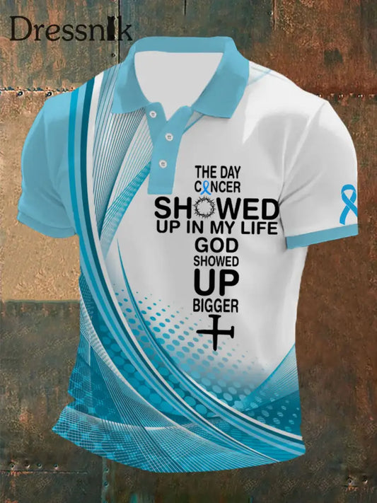 Männer Prostata krebs Bewusstsein T Shirt hellblau / S