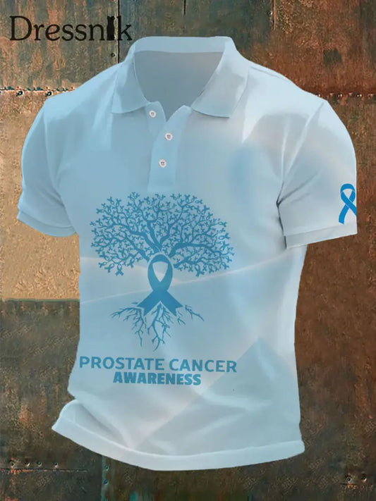 Männer Prostata krebs Bewusstsein T Shirt hellblau / S