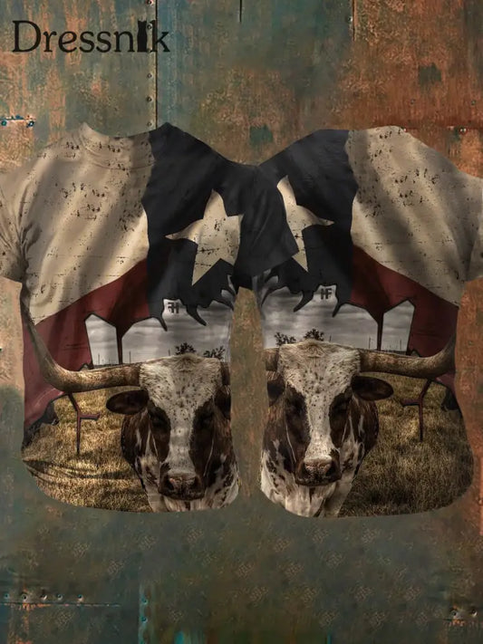 T Shirt mit kurzen Ärmeln für Männer Texas West als bild / S