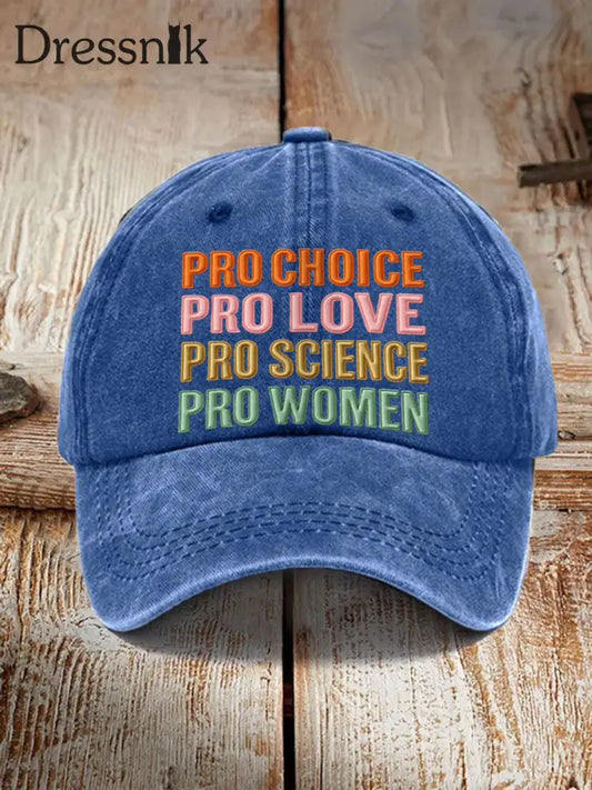 Unisex Pro Choice Print Hut Blau / EINS