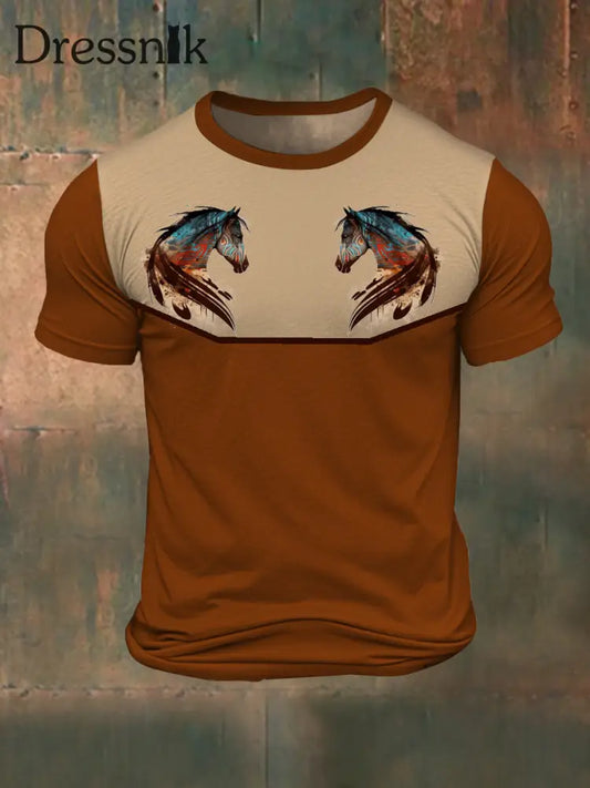 West bedrucktes T Shirt für Männer als bild / S