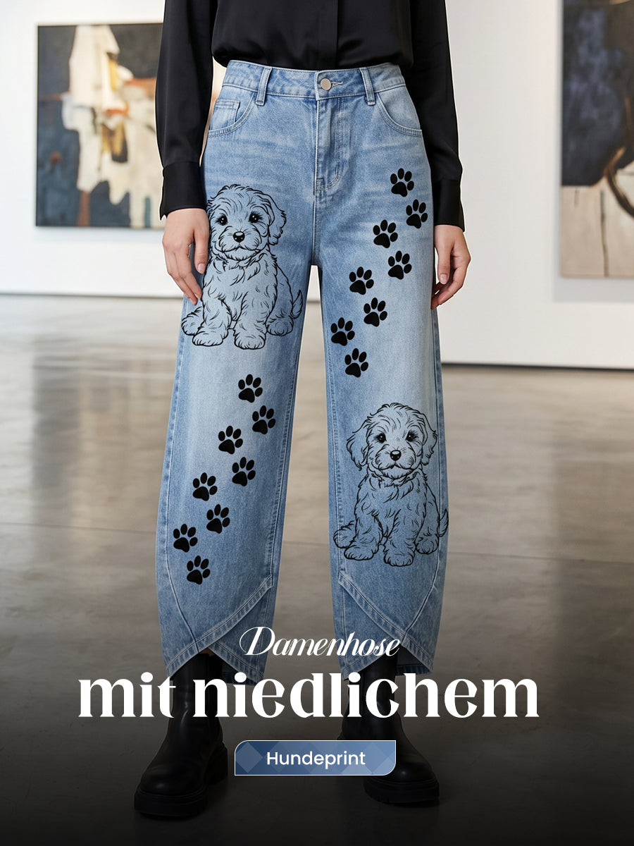 Damen-Tier-Kunst-Druck-Hose