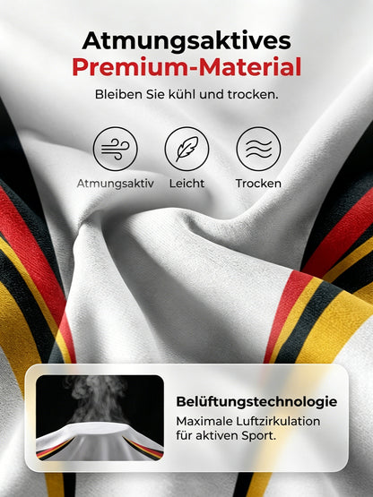 Herren-T-Shirt mit deutschem Fußball-Liebhaber-Print