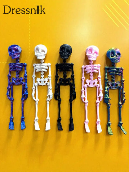 3D-gedruckte Vintage Skelett magnetische Figur