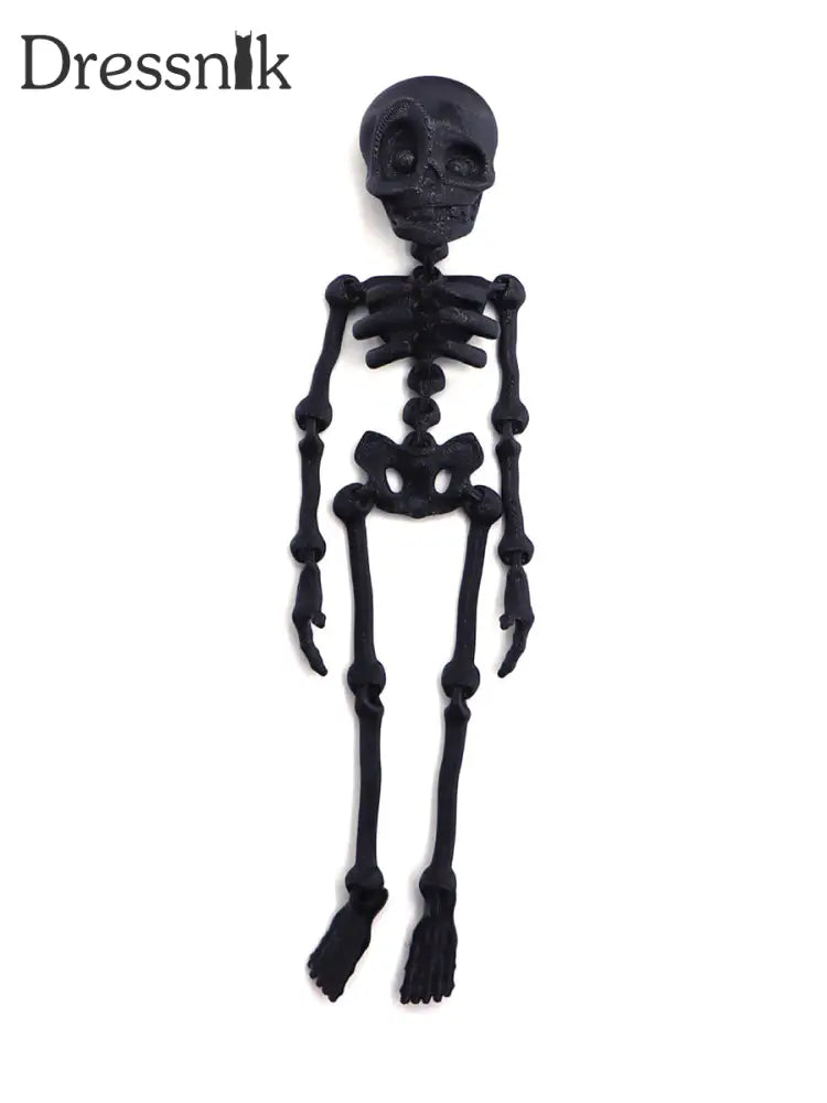 3D-gedruckte Vintage Skelett magnetische Figur B / JM