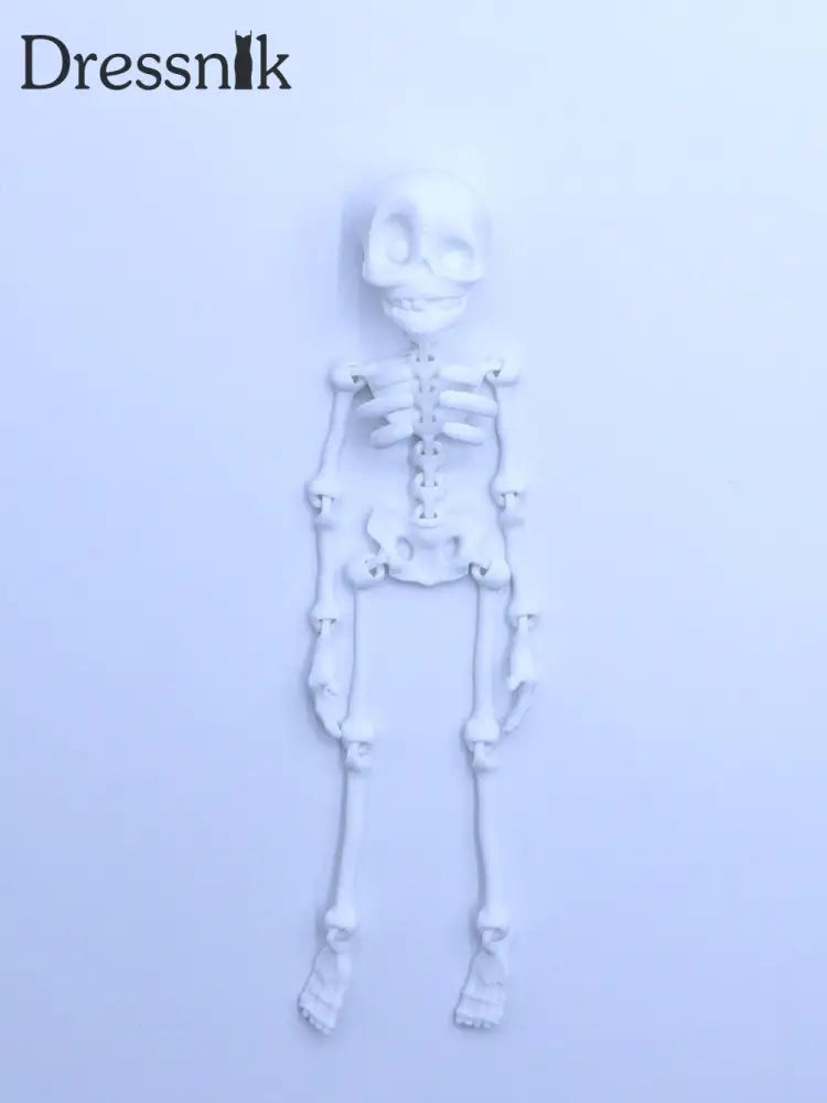 3D-gedruckte Vintage Skelett magnetische Figur G / JM