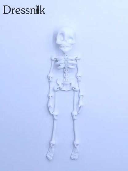 3D-gedruckte Vintage Skelett magnetische Figur G / JM