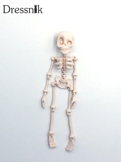 3D-gedruckte Vintage Skelett magnetische Figur H / JM