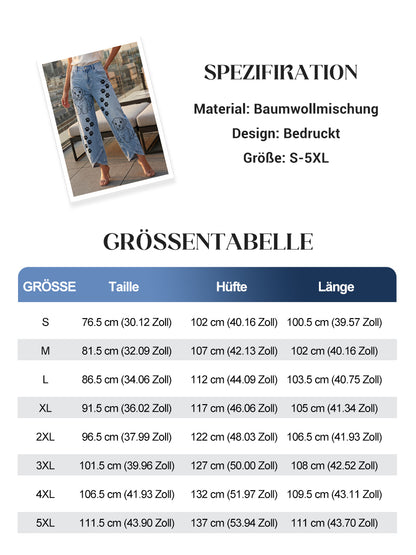 Damen-Tier-Kunst-Druck-Hose