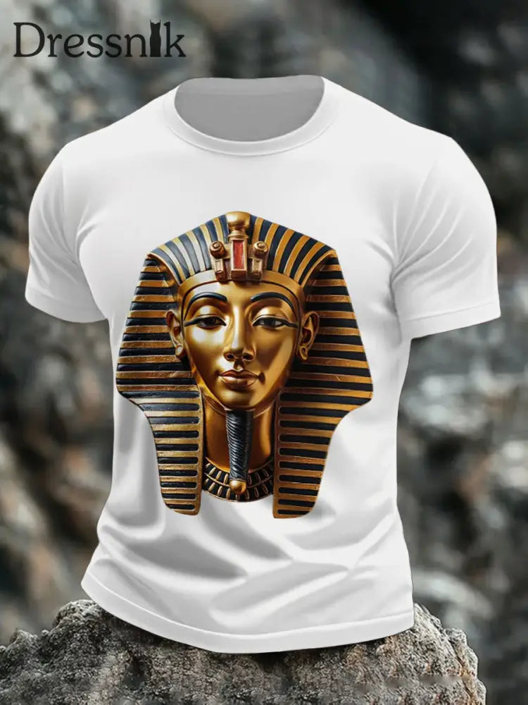 Ägyptische Pharao T Shirts für Männer Weiß / S