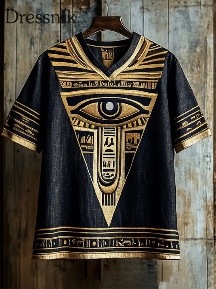 Ägyptische Zivilisation T Shirt für Männer als bild / S