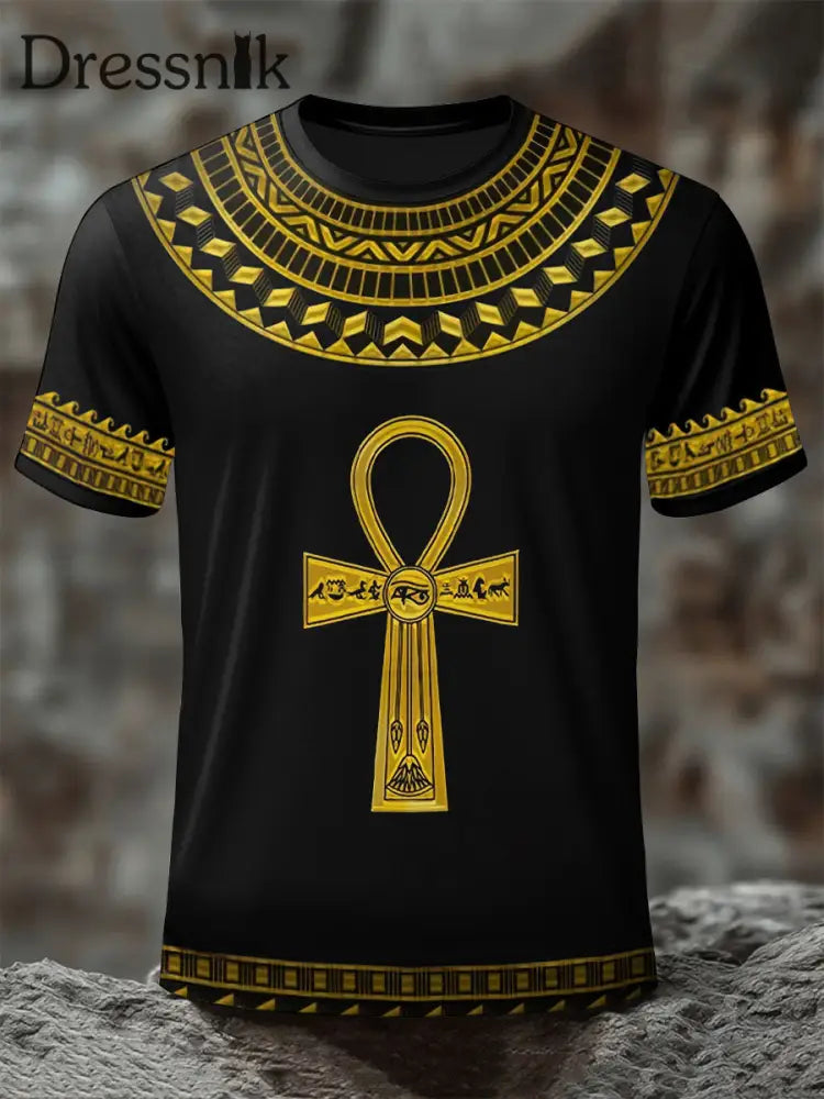 Ägyptische Zivilisation T Shirts für Männer Schwarz / S