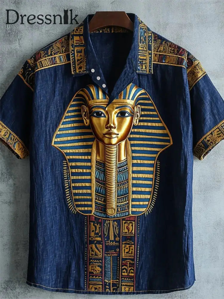 Alt ägyptische T Shirts für Männer blau / S