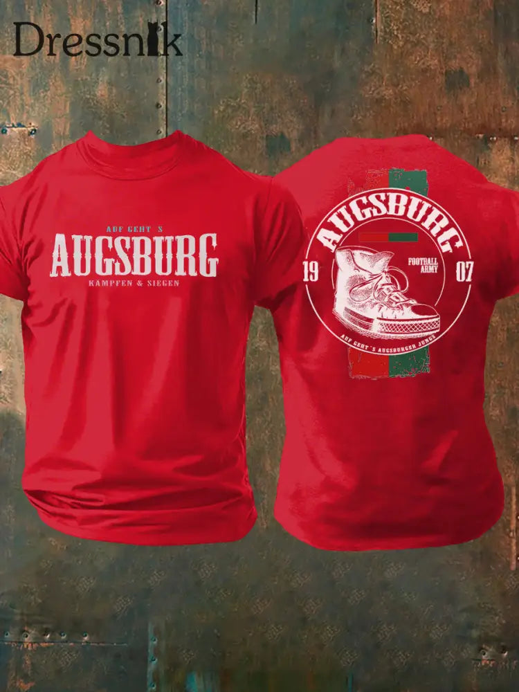 Augsburg-T-Shirt für Männer Rot / S
