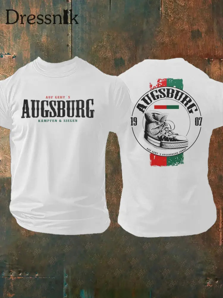 Augsburg-T-Shirt für Männer Weiß / S