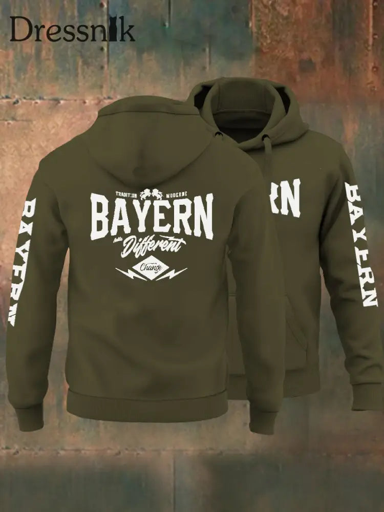 Bayern Hoodie für Herren Armee grün / S
