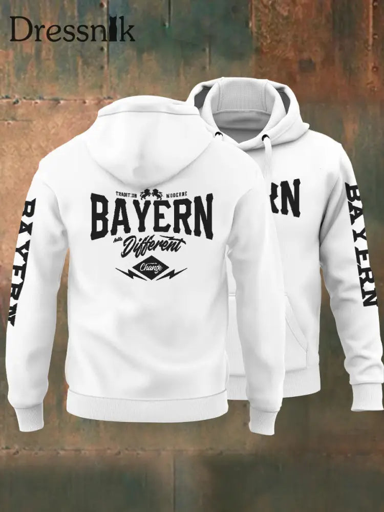 Bayern Hoodie für Herren Weiß / S