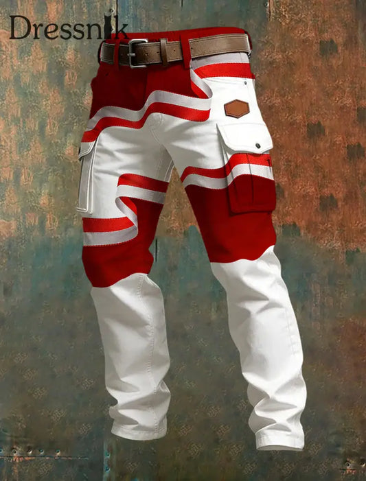 Bedruckte Herren hosen im österreich ischen Stil A / S