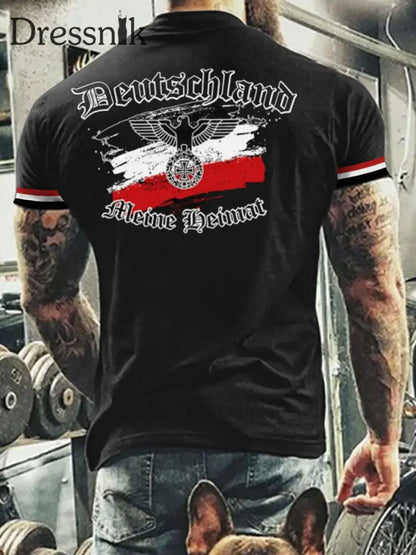 Bedrucktes T-Shirt für Herren Ost deutschland Meine Heimat