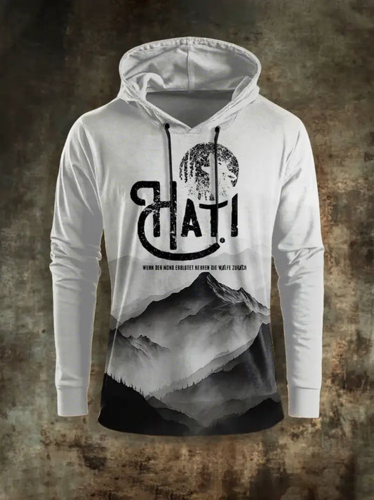 Blutmond Hati Wolf des Hasses Wikinger Gemanen Sweatshirt für Herren als bild / S