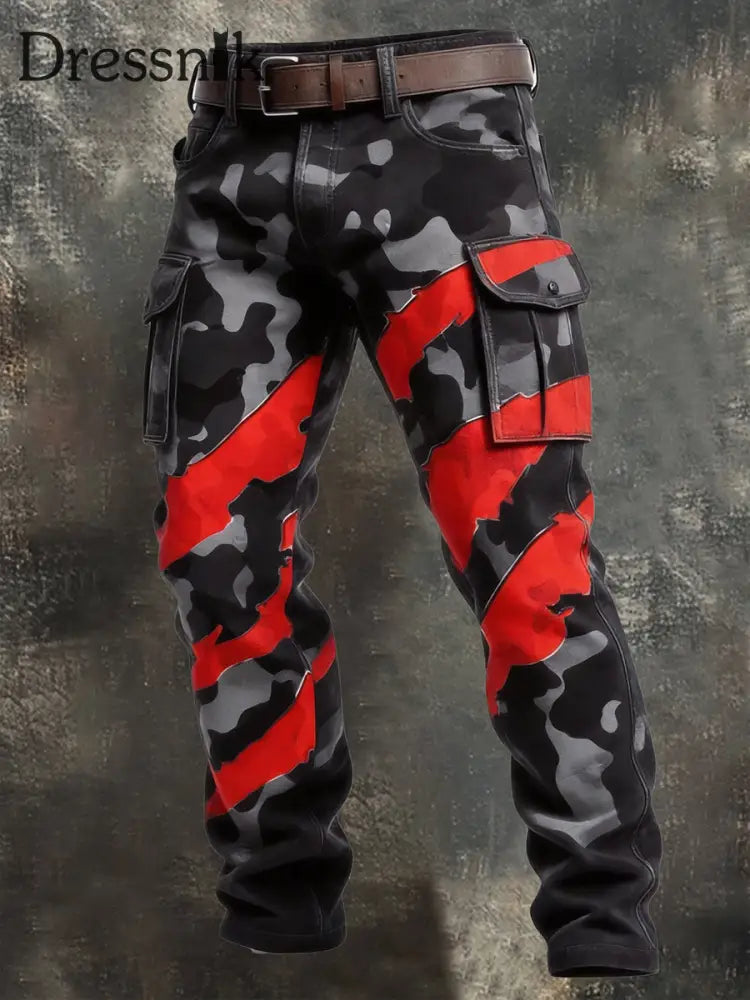 Camouflage-Arbeits hosen für Männer als bild / S